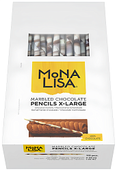 Карандаши шоколадные Mona Lisa - Marbled Chocolate X-Large Pencils 900 гр