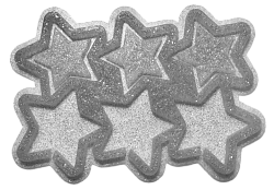 Форма для леденцов "Погремушка звезда" 5,5 см