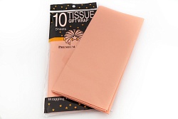 Бумага Тишью персиковый 51*66 см 10 листов