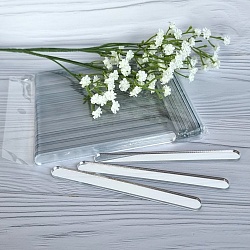 Палочки акриловые для эскимо 11 см "Серебро" 12шт.