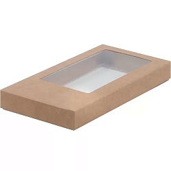 Коробка для шоколадной плитки 18 см*9 см*1,7 см крафт